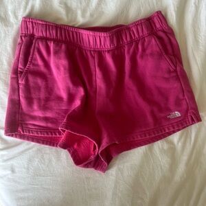 PINK NORTHFACE HALF DOME SWEATSHORTS | SIZE LARGE